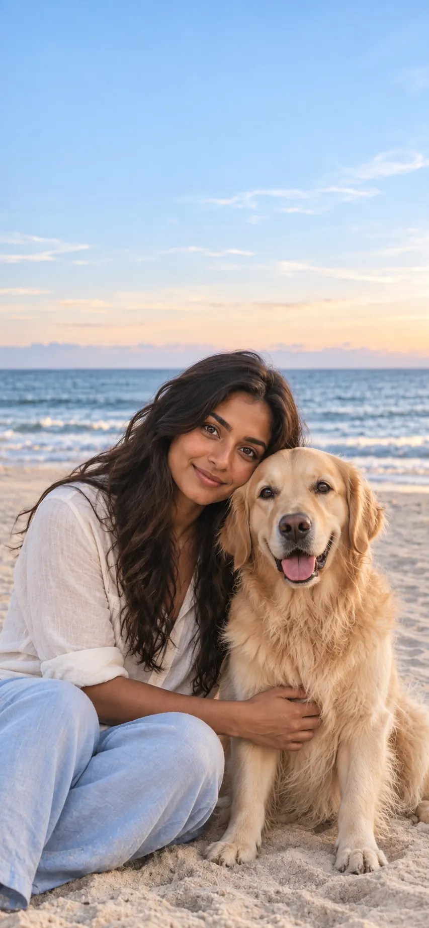 By the sea · Just us