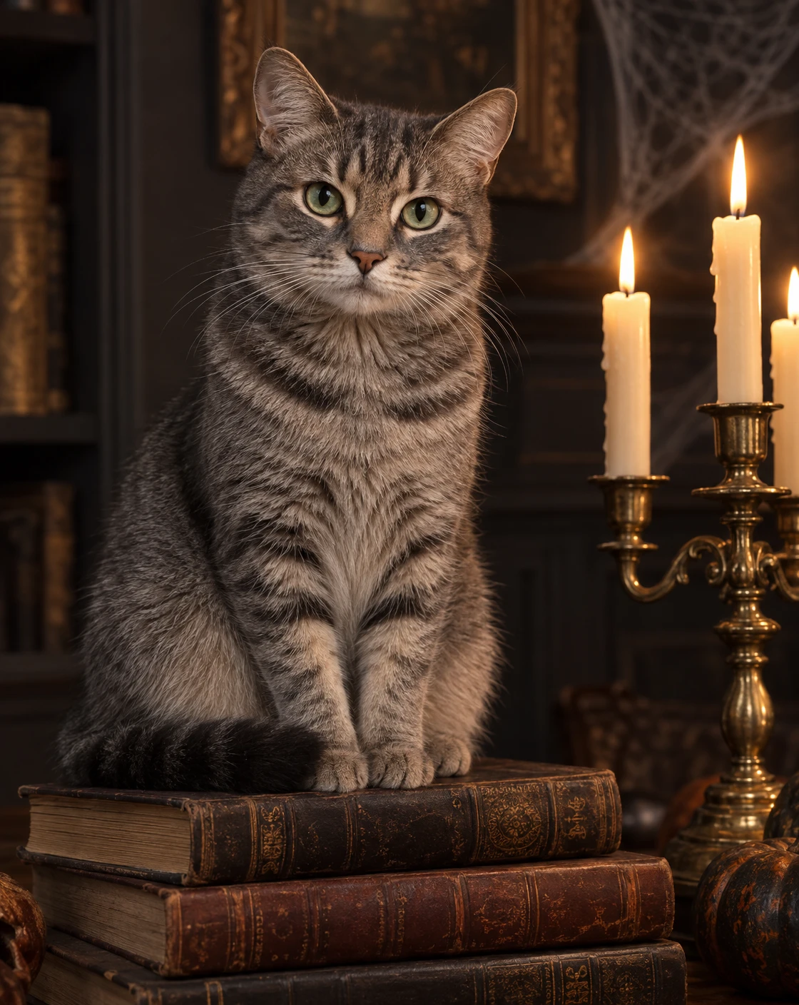 Halloween candlelit