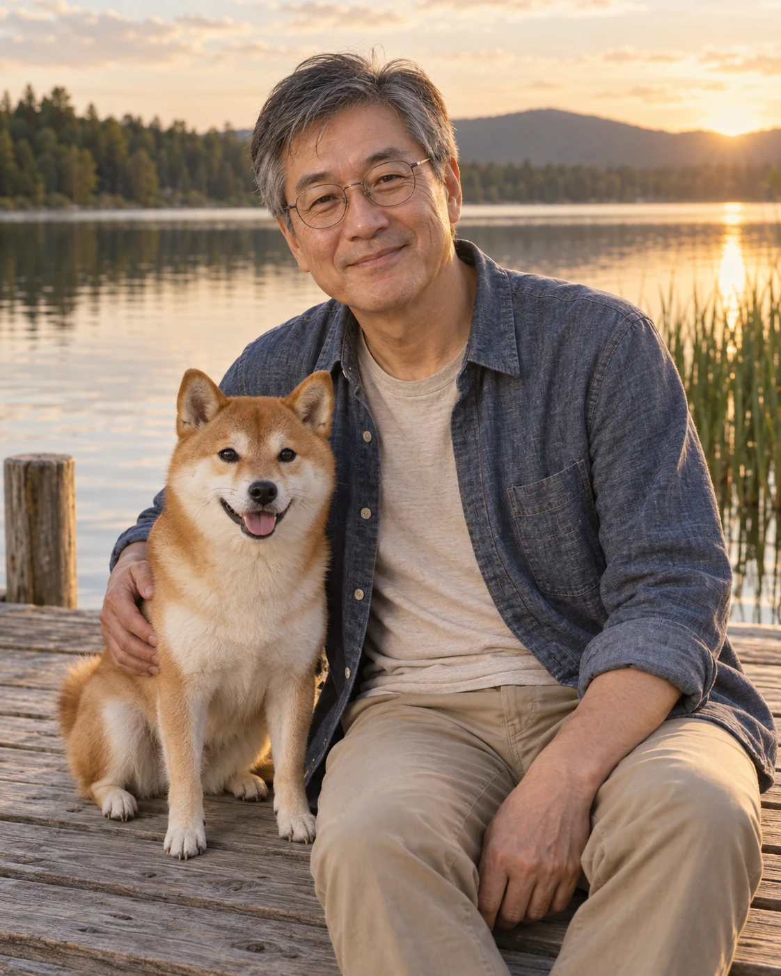 Lakeside companions