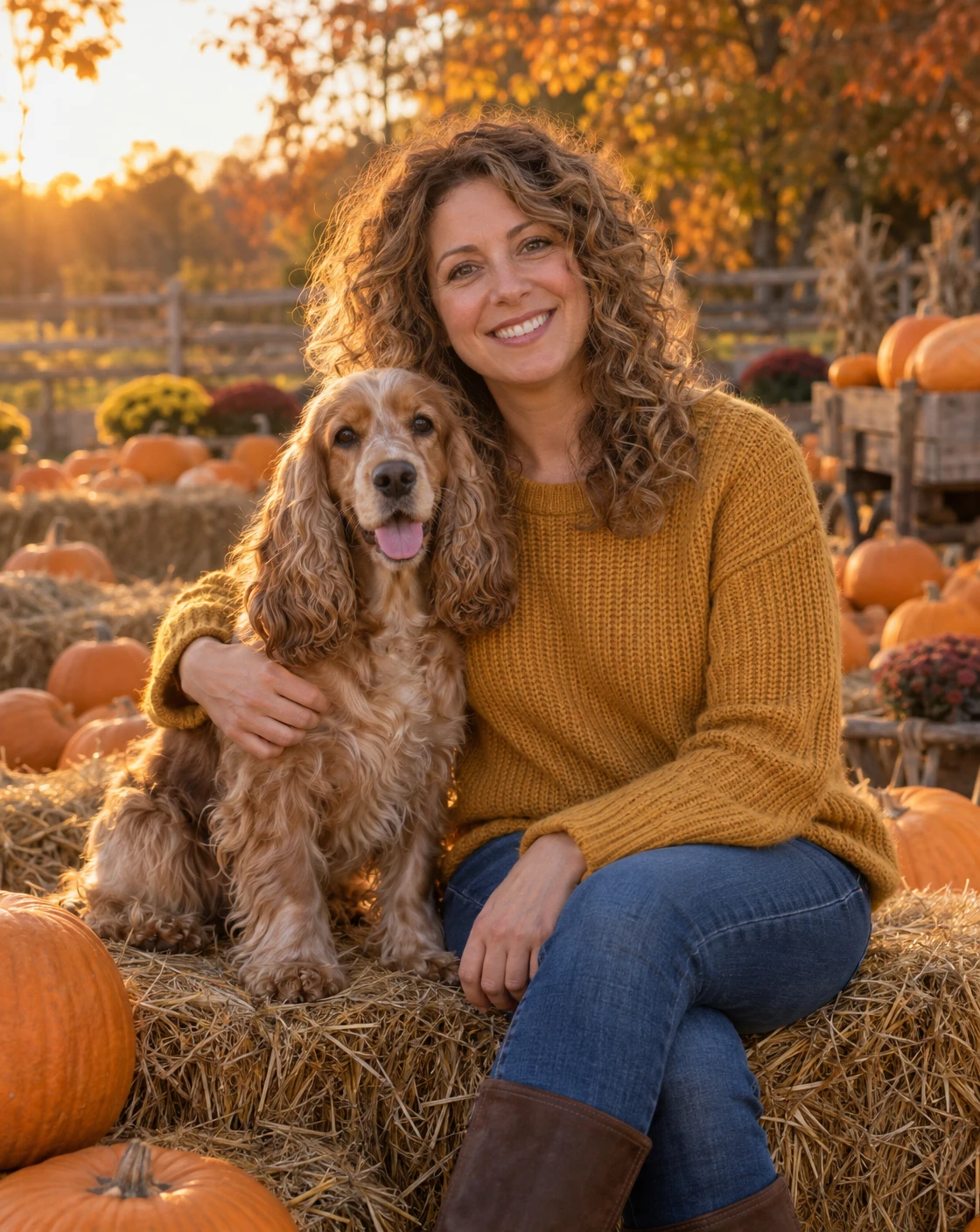 Pumpkin patch together